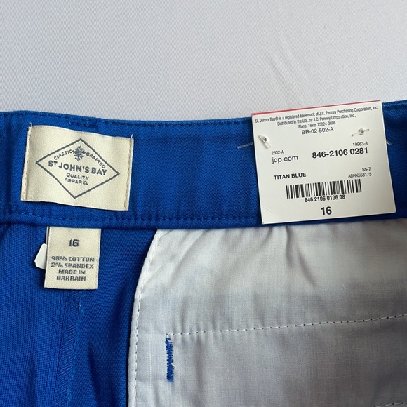 New Blue Capris from St. John’s Bay Size 16 - Picture 7 of 9
